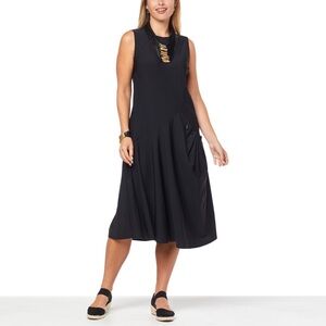 MarlaWynne Black‎ Sleeveless Dress Sz L